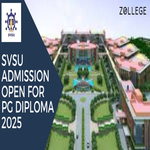 SVSU Admission Open For PG Diploma 2025